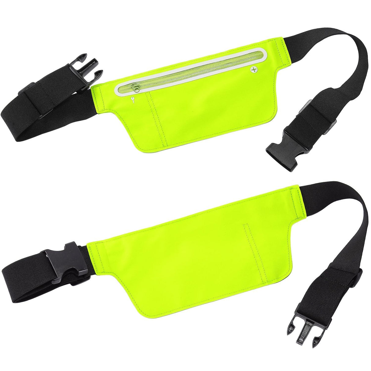 Unisex Sport Waist Pack Running Belt Bag Pouch Adjustable flip belt Bounce Free Sweat-Proof Lightweight Slim