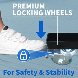 8ft  Tennis Table Foldable & Portable Ping Pong Table Set for Indoor Games with Net, 2 Table Tennis Paddles and 3 Balls