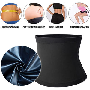 Waist Trimmer Unisex Belly Wrap Workout Sports Sweat belt for Abdominal Trainer Weight Loss Body Shaper Tummy Control Slimming Belt