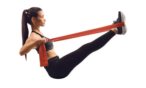 4-Pcs yoga ring, resistance strap, massage ball, yoga wheel Home Fitness Set