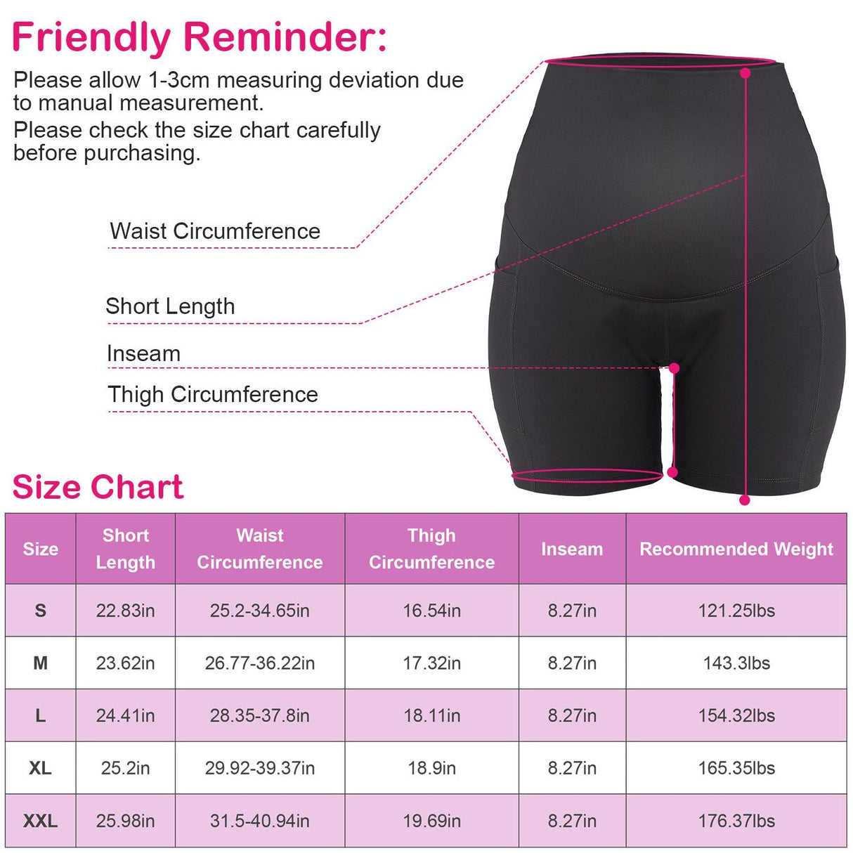 Women Maternity bike Shorts Seamless Pregnancy Short Underwear Shapewear Fitness Yoga maternity alethic Shorts High Waist Over the Belly Pants with Two Side Pockets