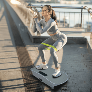 Silent Vibration Platform Crazy Fitness Massage 10-Frequency Weight Loss & Fat Burner Body Shaking Machine For Unisex Grey033