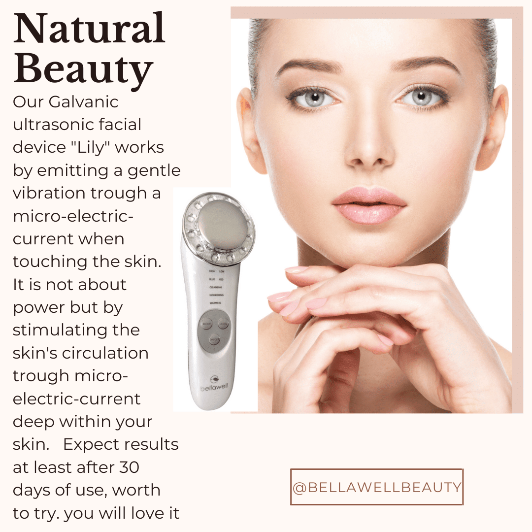 Bellawell Galvanic Facial Massager for Radiant Skin