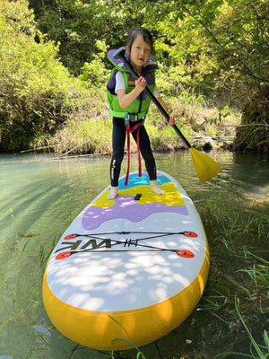 inflatable paddle board 8'  Kids Sup including sup paddle, paddleboard backpack, pump, leash