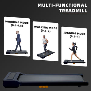 Compact High-Efficiency Brushless Motor Treadmill with LED Display for Home Fitness