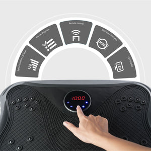 Vibration Plate Fitness Platform with handle Whole Body Exercise Machine with 120 Speed Levels, Lymphatic Drainage, Fat Burning, and Weight Loss, Perfect for Women, Men, and Home Gym exercise