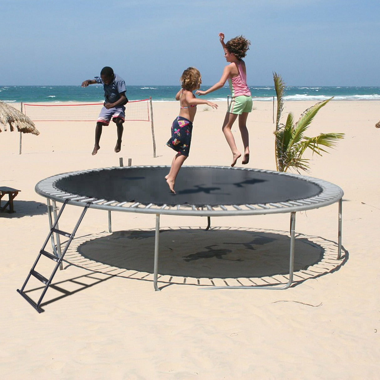 Adjustable Trampoline Ladder for Safe and Easy Access