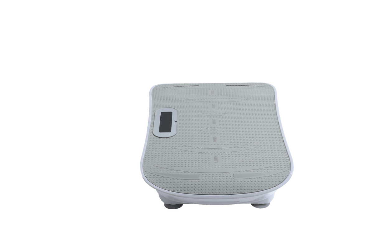 Full Body Vibration Plate Crazy Fitness Massage 10-Frequency Weight Loss & Fat Burner Shaking Machine For Unisex Grey 034