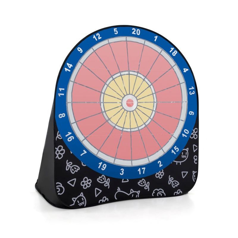 Lawn Games Large Dart Board with Kick Balls