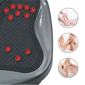 Vibration Plate Fitness Platform with handle Whole Body Exercise Machine with 120 Speed Levels, Lymphatic Drainage, Fat Burning, and Weight Loss, Perfect for Women, Men, and Home Gym exercise