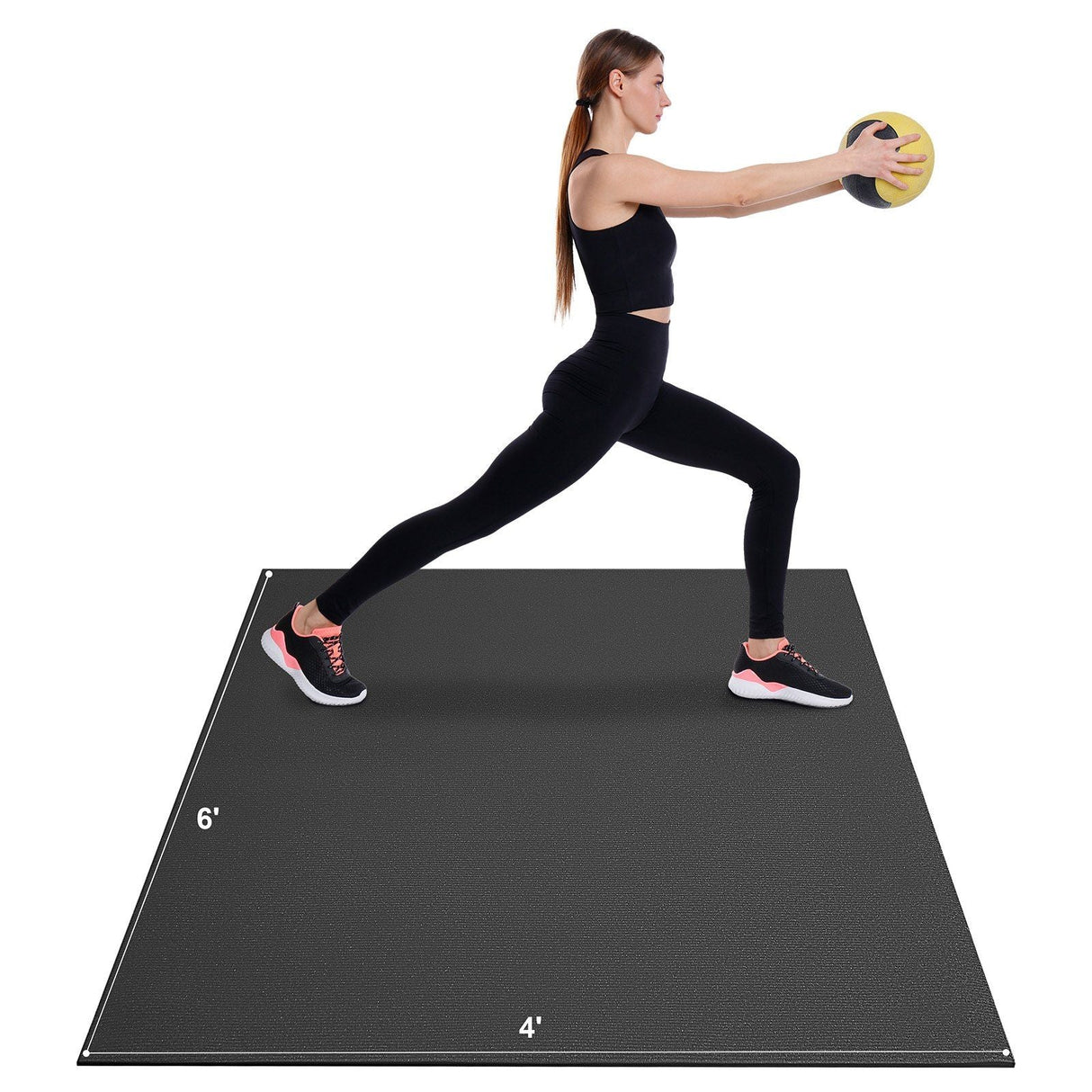 Exercise Mat, Non-Slip High Density Premium Yoga Mat,