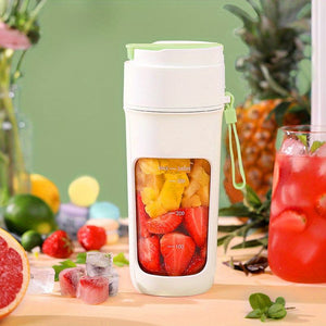 Lightweight Wireless Juicer Cup with 8 Blades - Portable USB Blender for Juicing on the Go