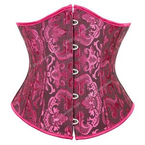 SEXY Gothic Under bust Corset and Waist trimmer cincher Bustiers Top Workout Shape Body Belt Plus size Lingerie S-6XL