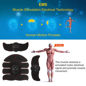 Advanced EMS Abdominal Toning Belt for Fitness - 6 Modes for Effective Muscle Stimulation