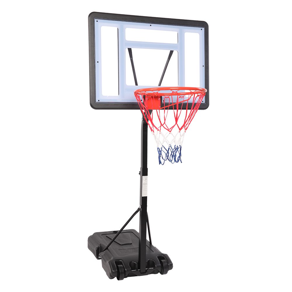 Adjustable Height Portable PVC Swimming Pool Basketball Stand for 7# Balls