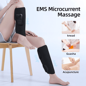PSK709J-2 Air Compression Calf Massager with EMS Pulse and Vibration for Soothing Leg Relief