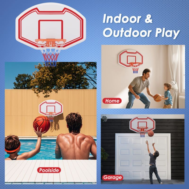 Indoor Outdoor Basketball Hoop for Garden & Backyard