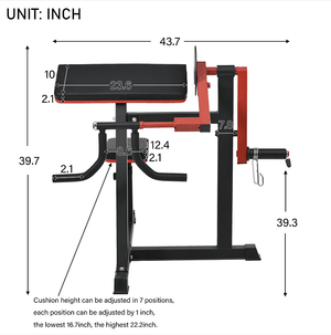Strength training bending biceps bending and triceps extension machine Level 7 pull-out extension bench aerobic training abdomen arms back chest shoulder muscles Home office fitness