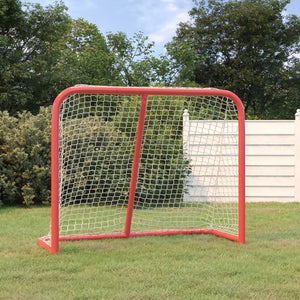 Hockey Goal Red and White 72"x28"x48" hockey net Polyester