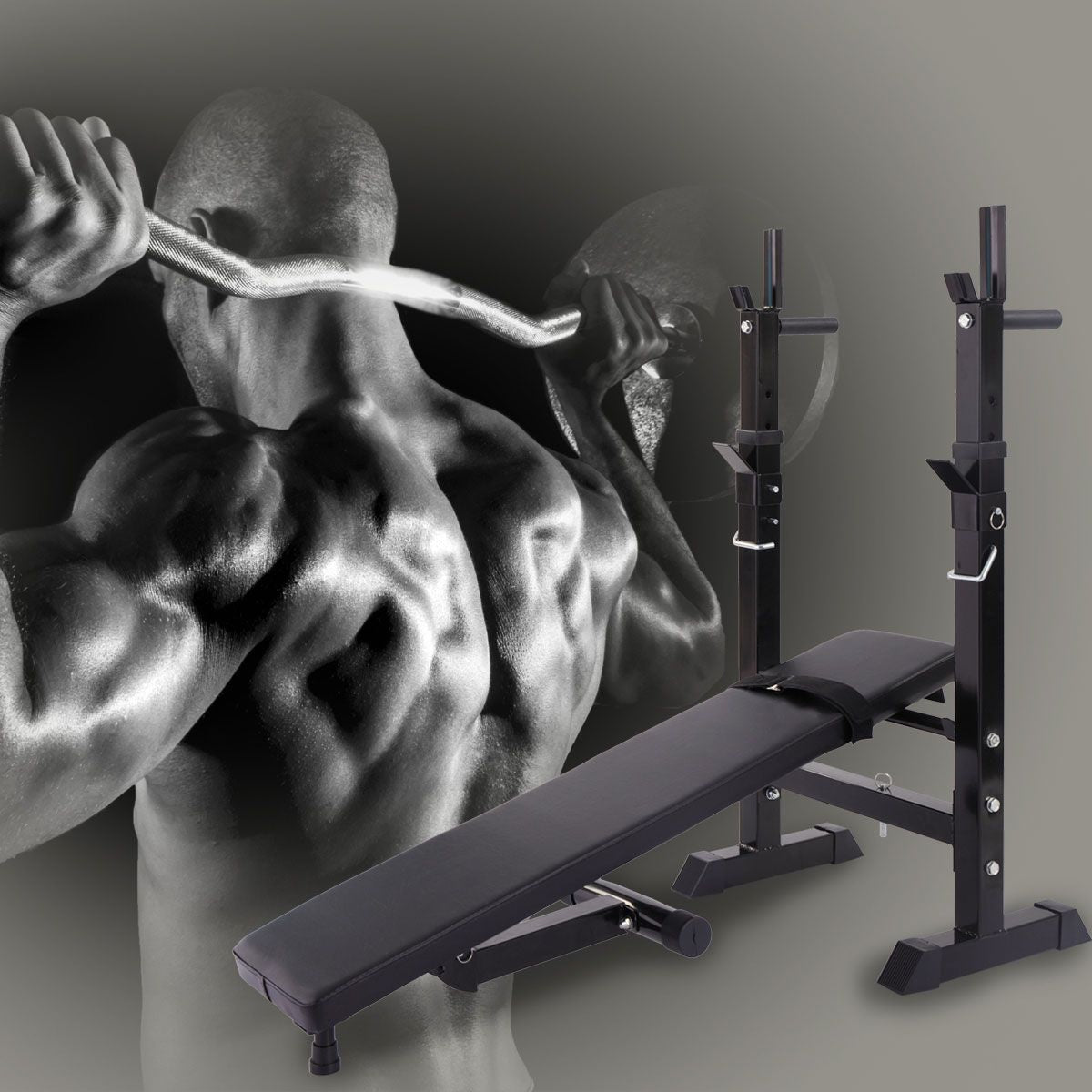 Workout Bench with Squat Rack