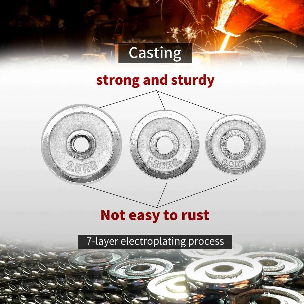 Adjustable Dumbbell Set Home Gym Cast Iron Barbell Sets with Carry Box 66lbs Office Bedroom Workout Dumbbells for Men and Women