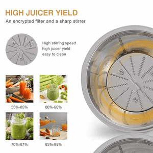 Modern 900W Kitchen Juicer - Compact and Efficient for Quick Fruit and Veg Juicing at Home