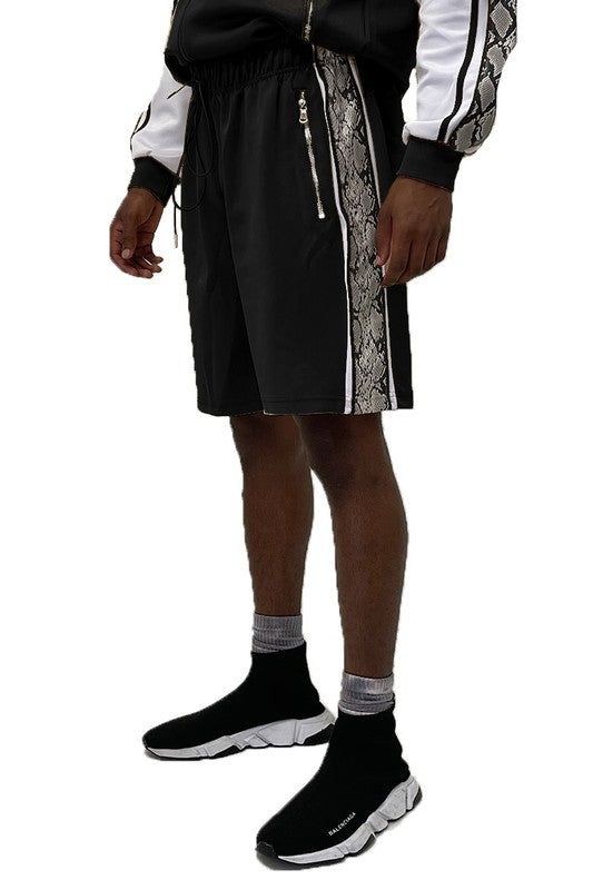 Trendy Snake Print Summer Shorts for Women - Chic Fashionable Style