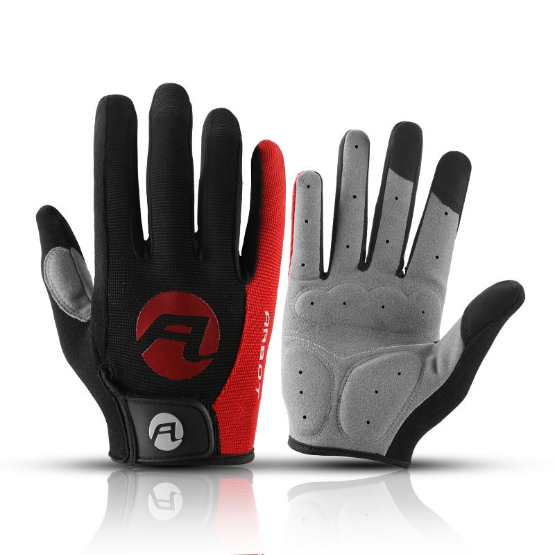 Bicycle Full Finger Cycling Bike Gloves Absorbing Sweat for Men and Women Outdoor Sports Protector