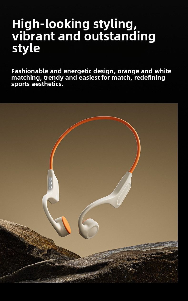 Bluetooth headset 32G memory earbuds not into the ear sports running anti-drop headphones