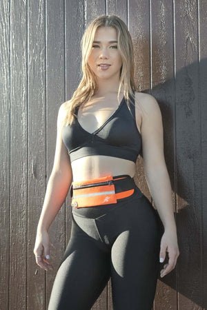 Velocity Water-Resistant Sports Running Belt and Fanny Pack, flip belt for Outdoor Sports