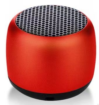 Compact Steel Bluetooth Speaker - HiFi IPX5 Waterproof Mini Sound System with TWS Interconnections