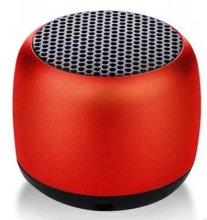Compact Steel Bluetooth Speaker - HiFi IPX5 Waterproof Mini Sound System with TWS Interconnections