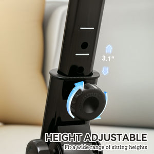 Compact Folding Pedal Exerciser for Seniors - LCD Monitor for Rehab & Therapy