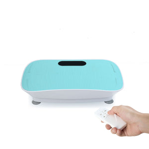 Silent Vibration Plate Crazy Fitness Massage 10-Frequency Weight Loss & Fat Burner Body Shaking Machine For Unisex Blue