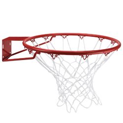 Durable White Nylon Basketball Net for Indoor and Outdoor Courts