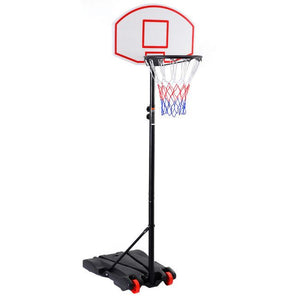 Portable Adjustable Basketball Hoop with Wheels for Easy Movement