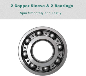 Barbell Bar for 2" Olympic Plates, Home Gym Weightlifting Bar 4Ft Solid Chrome Weight Bar 5Ft Fitness Training Curl Barbell 7.2Ft