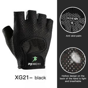Weightlifting gloves Yoga Training gloves Sports gym gloves Thin Non-slip Half Finger Cycling Gloves Equipment