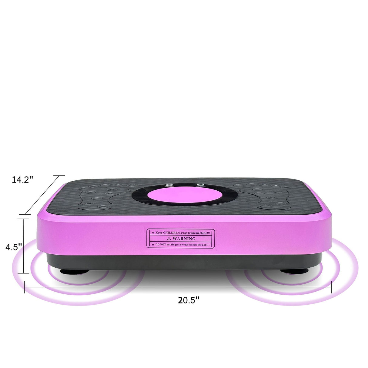 Vibration Plate Fitness Platform, Whole Body Exercise Machine for Lymphatic Drainage, Shaking Workout Board with 120 Speed Levels, Fat Burner and Weight Loss Equipment for Men and Women.