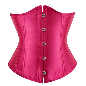 SEXY Gothic Under bust Corset and Waist trimmer cincher Bustiers Top Workout Shape Body Belt Plus size Lingerie S-6XL