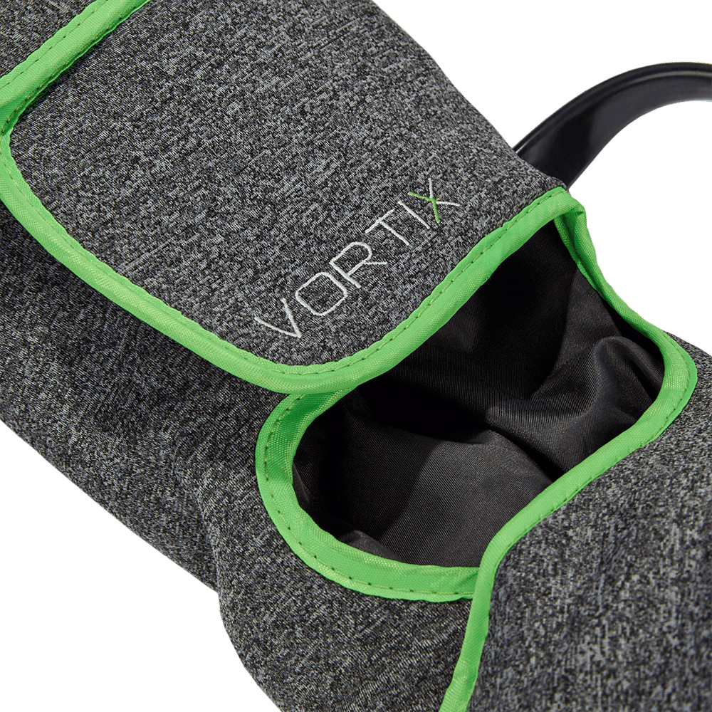 Heat-Enhanced Vortix Leg Compression Device