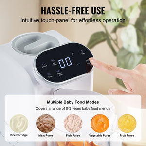 Multi-Functional Baby Food Maker - 430W Processor for Healthy Purees, Steaming & Grinding