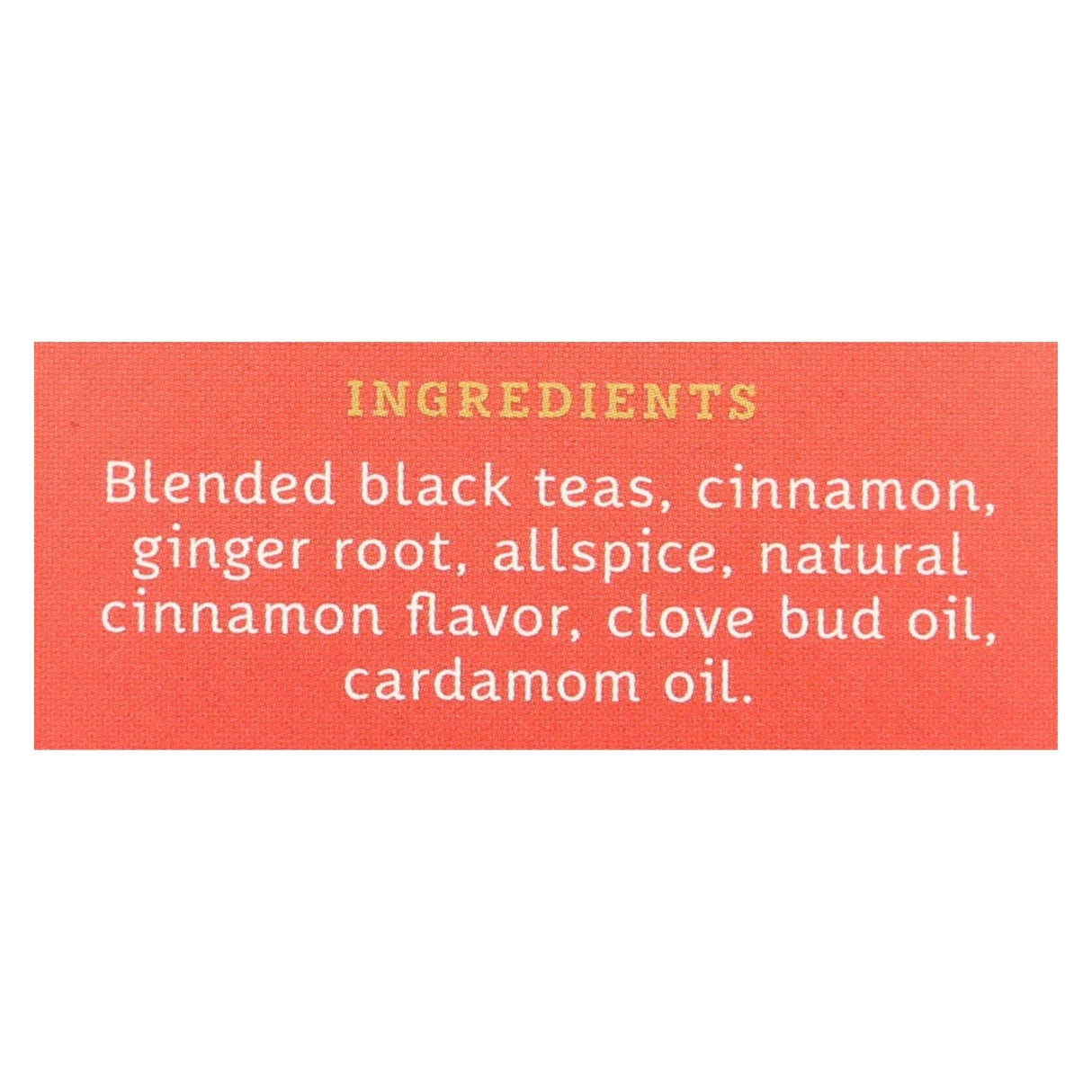 Stash Tea Chai Black Tea - Double Spice - Case Of 6 - 20 Bags