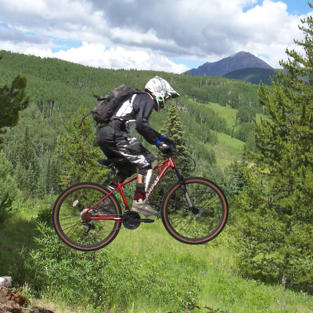 A27312 Mountain Bike 27.5 Inch Wheels, 21-Speed Mens Womens Trail Commuter City Mountain Bike, Aluminium Frame Disc Brakes Thumb Shifter Front Fork Bicycles