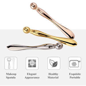 Facial Eye Cream Massager Stick with Metal Wand Applicator for Smooth Skin