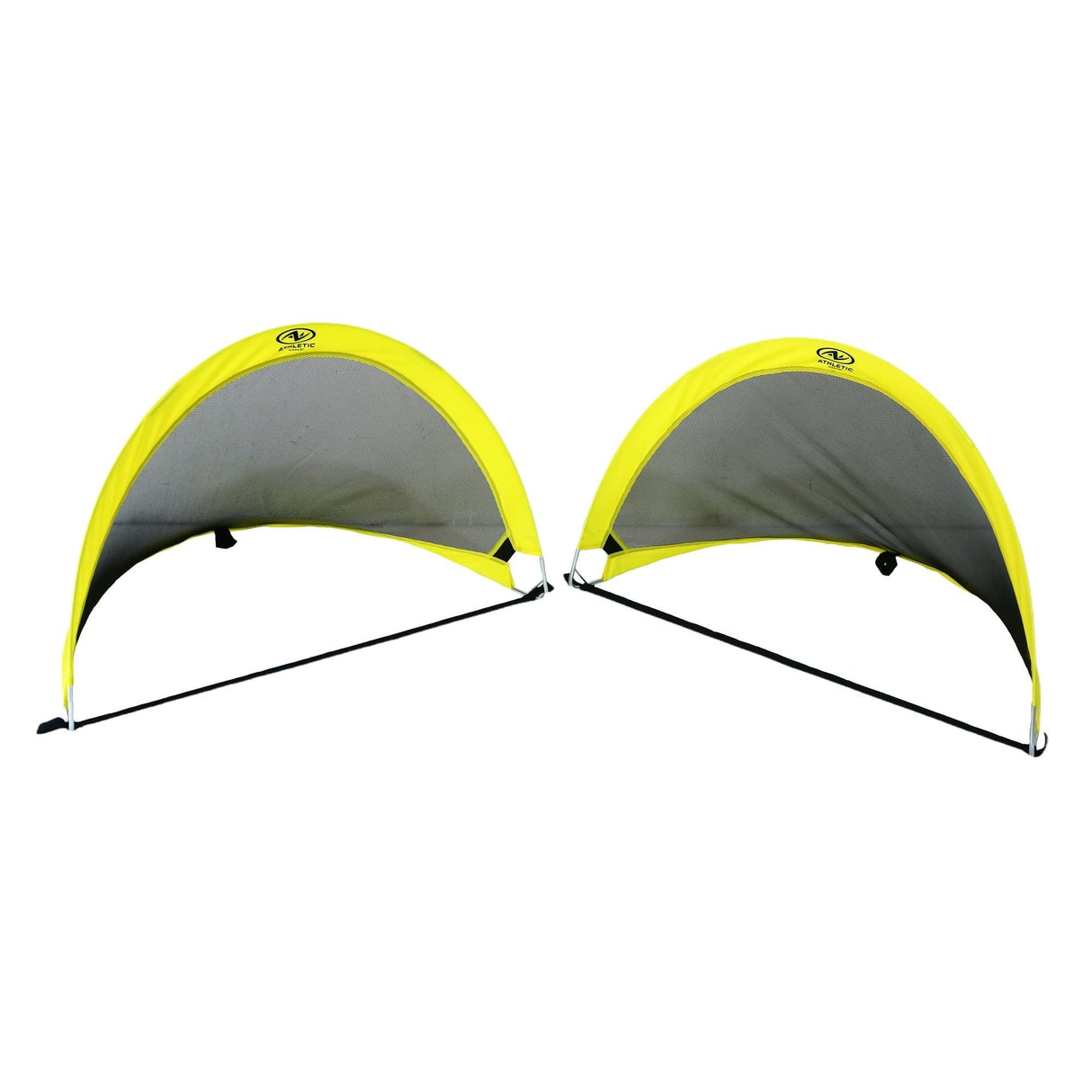 2-Pack Pop-Up Soccer Nets – 3x2ft Portable Training Goals with Carry Bag for Kids Ages 5–12