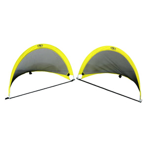 2-Pack Pop-Up Soccer Nets – 3x2ft Portable Training Goals with Carry Bag for Kids Ages 5–12