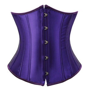 SEXY Gothic Under bust Corset and Waist trimmer cincher Bustiers Top Workout Shape Body Belt Plus size Lingerie S-6XL