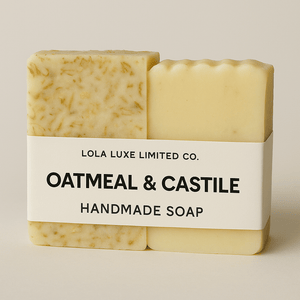 Organic Oatmeal and Castile Artisan Soap - Nourishing & Moisturizing