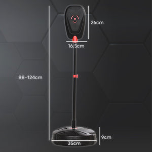 Qaba Punching Bag for Kids, Punching Bag with Stand, Boxing Gloves for 5-10 Year Old, Adjustable Kids Boxing Bag, Children Boxing Set, Sports Toy for Boys & Girls, Black